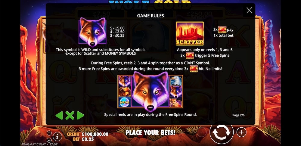 Wolf Gold Slot Game