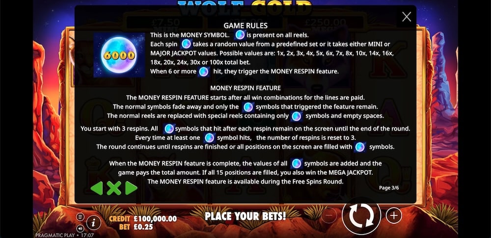 Wolf Gold Slot Game