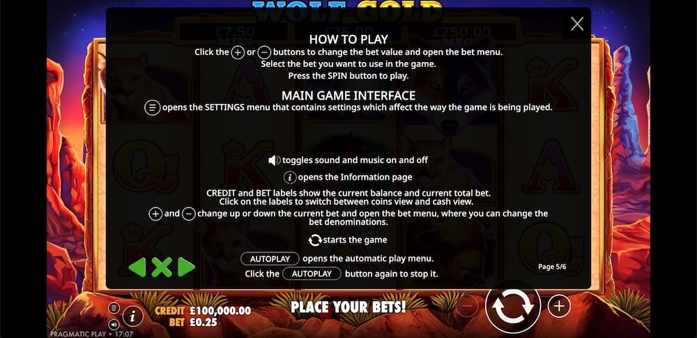 Wolf Gold Slot Game
