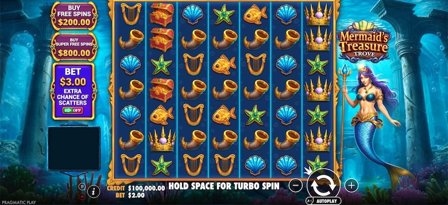 Mermaid’s Treasure Trove Slot Game