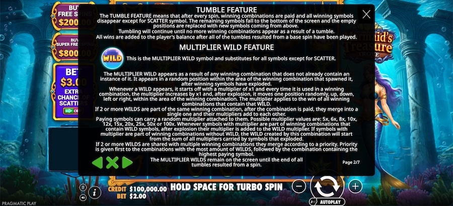 Mermaid’s Treasure Trove Slot Game