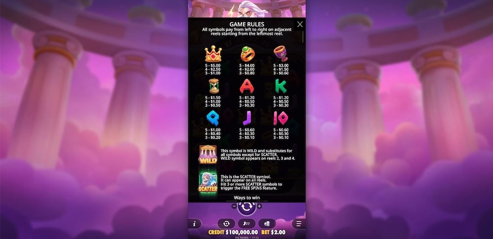 Olympus Wins Super Scatter Slot Oyunu