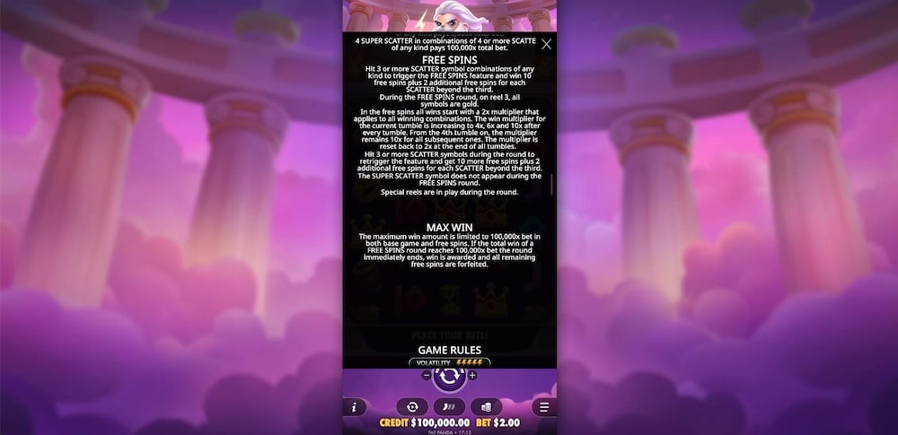 Olympus Wins Super Scatter Slot Oyunu