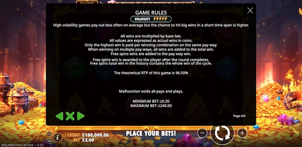 Resurrecting Riches Slot Oyunu